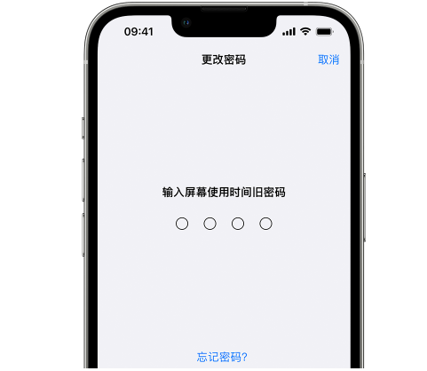 红塔iPhone屏幕维修分享iPhone屏幕使用时间密码忘记了怎么办 